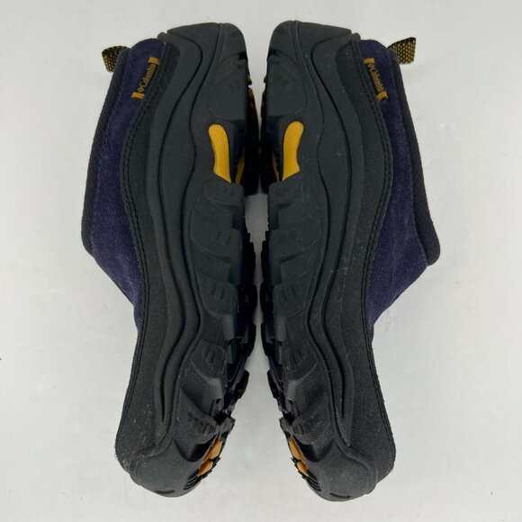 Columbia Womens BL 3200-476 Navy Blue Black Suede Slip On Size 6.5 Clog Shoes - Picture 7 of 10